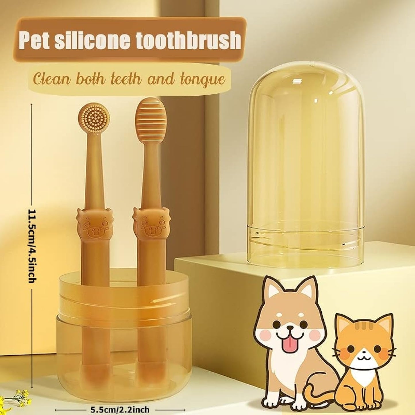 360° Gentle Pet Toothbrush